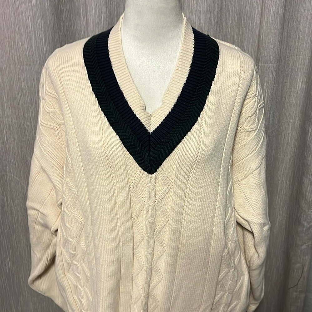 Cape Isle Knitters Vintage Cotton Sweater